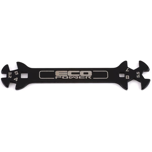 EcoPower Steel Turnbuckle Box Wrench (3.2, 4, 5, 5.5, 7 & 8mm)