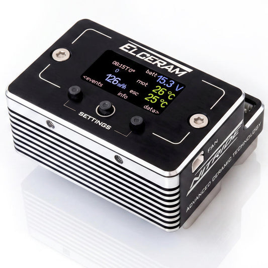 Elceram Nitride 1/8 Sensored Brushless ESC (2-4S) w/Color LCD Display