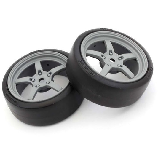 Kyosho Premounted Drift Tire FZ02 (5 Spoke Racing/2pcs)