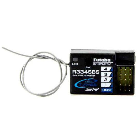 Futaba R334SBS TFHSS SR S.Bus2 HV 4-Channel 2.4GHz Receiver