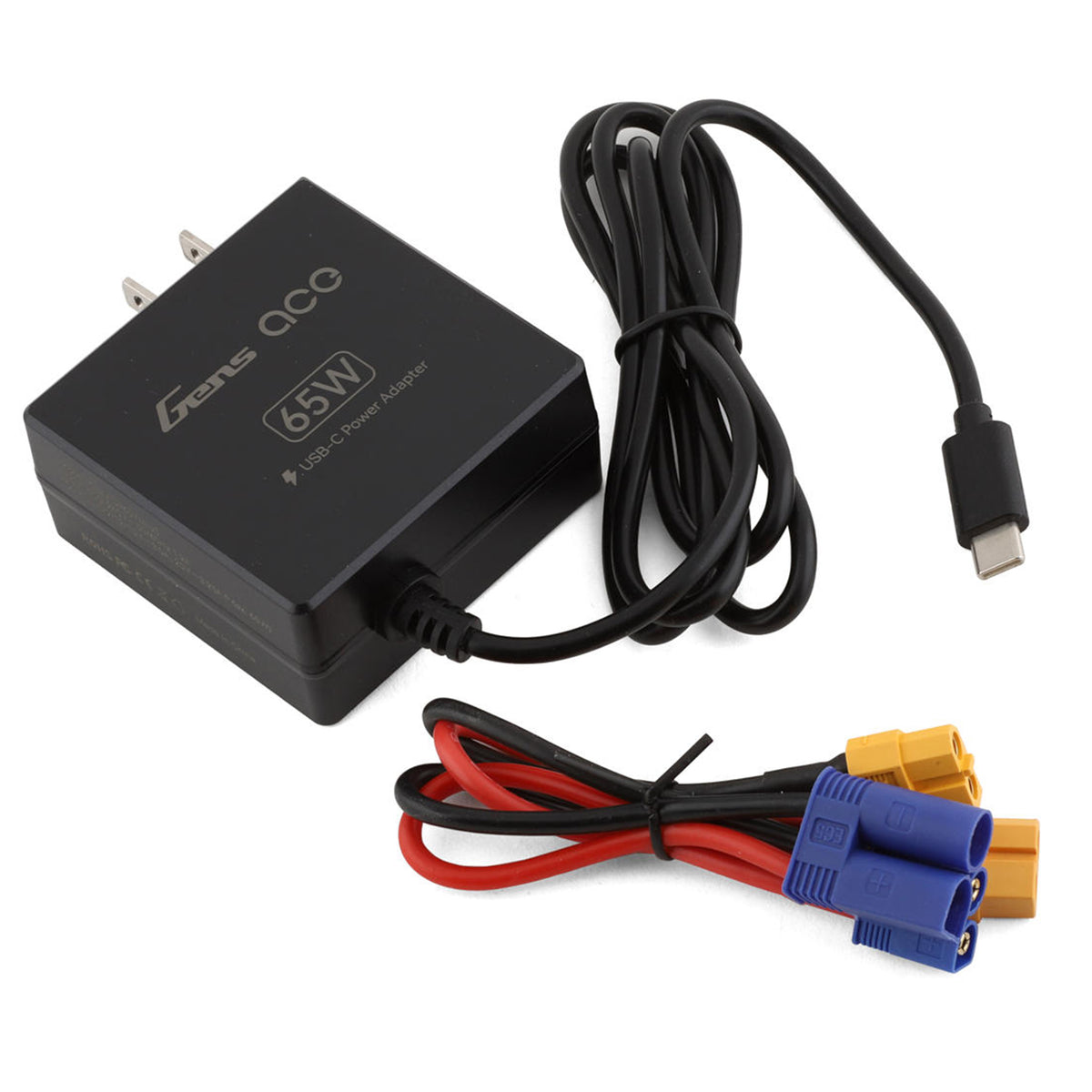 Gens Ace Imars Mini 2-4S G-Tech DC Charger (5A/60W) w/65W USB-C PD Power Supply