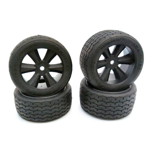 Gravity RC VTA Tires and Wheels Pre Glued (4) (Black)