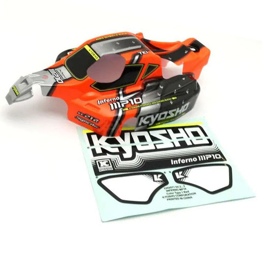 Kyosho Inferno MP10 Pre-Painted Lexan Readyset Body (Red)