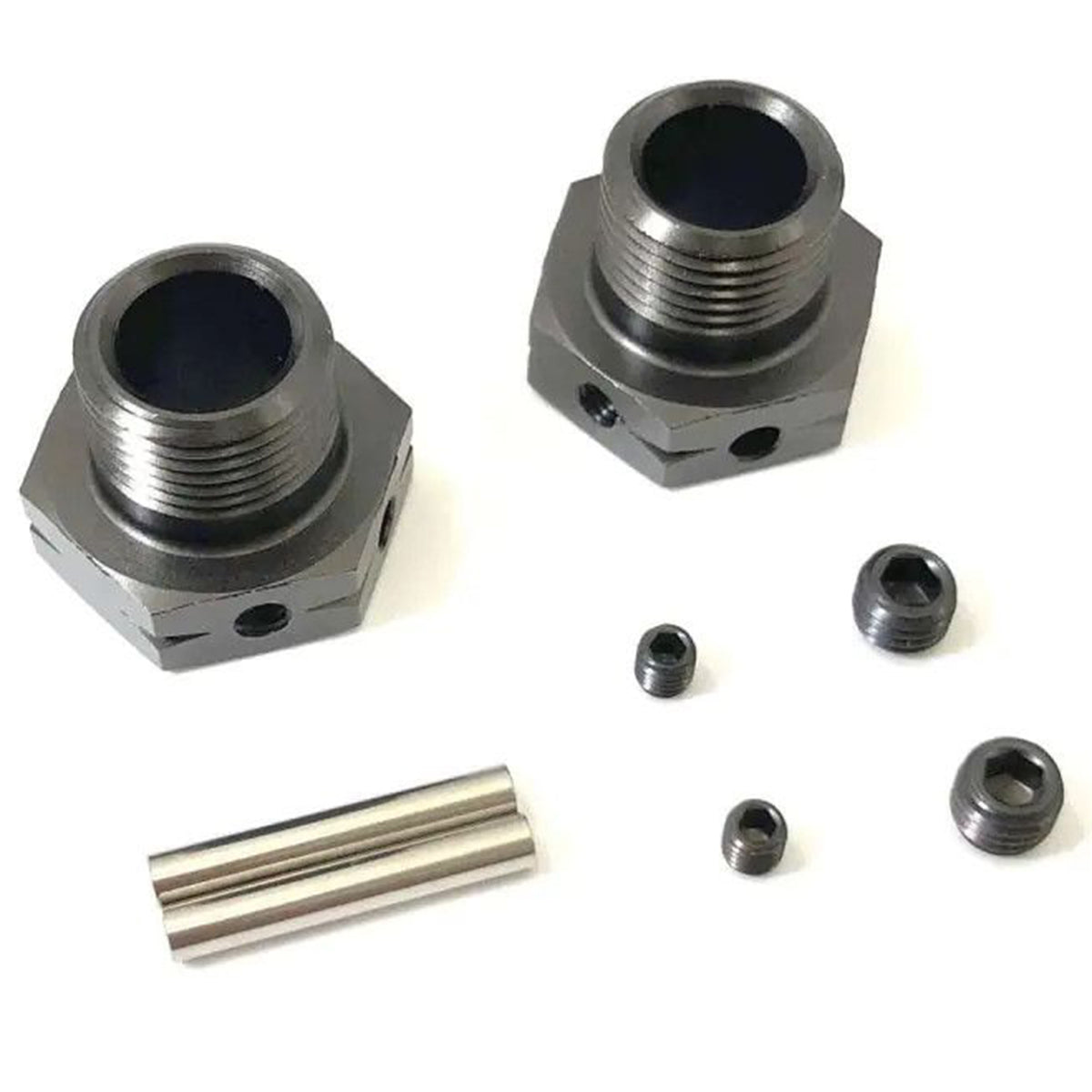 Kyosho MP10 TKI2 17mm Wide Wheel Hubs (Gunmetal) (2)
