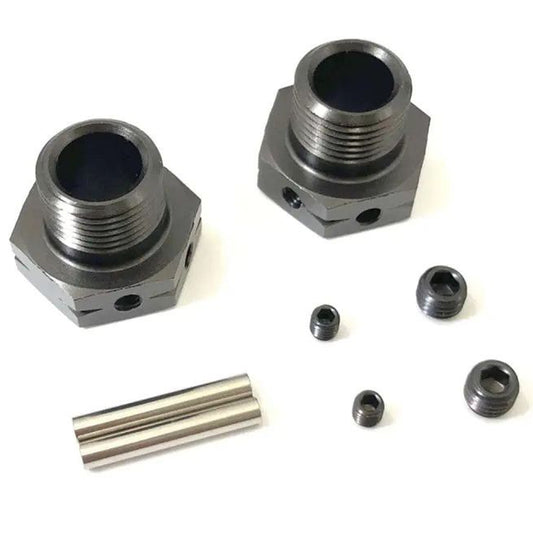 Kyosho MP10 TKI2 17mm Wide Wheel Hubs (Gunmetal) (2)