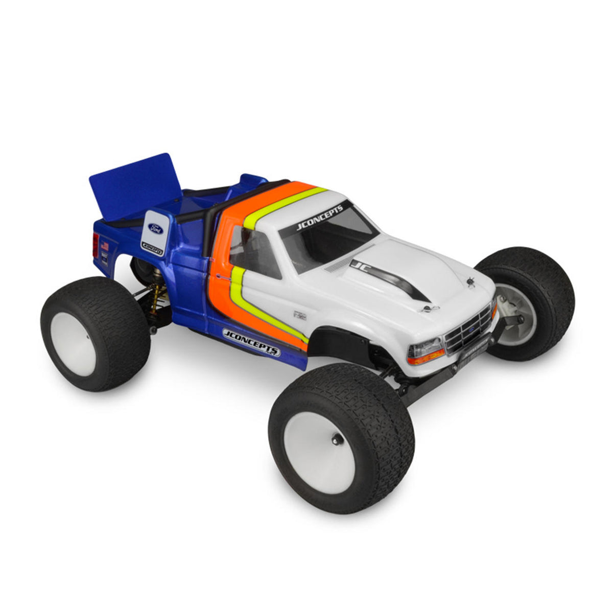 JConcepts RC10T Team Truck 1993 Ford F-150 Vintage Body (Clear)
