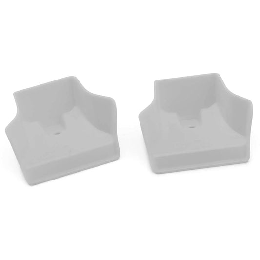 JConcepts Mugen MBX8/MBX-8e 1/8 Evo Molded Front Wings (White) (2)