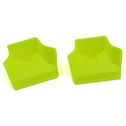 JConcepts Mugen MBX8/MBX-8e 1/8 Evo Molded Front Wings (Yellow) (2)