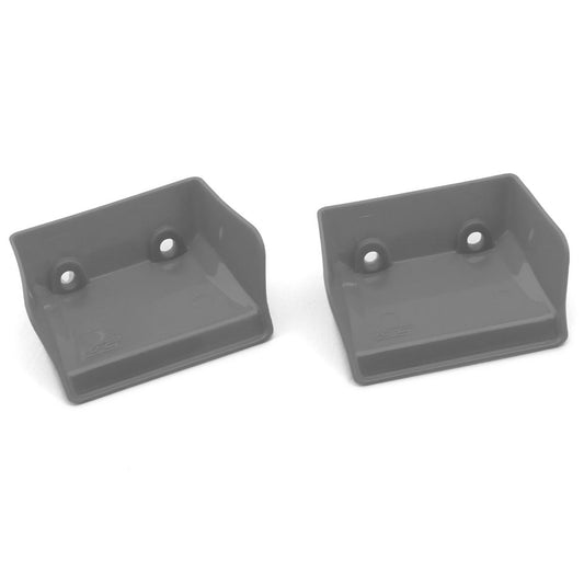 JConcepts Aero Injected Front Wing, Gray - 2pc (Fits Tekno NB482.2/EB482.2)