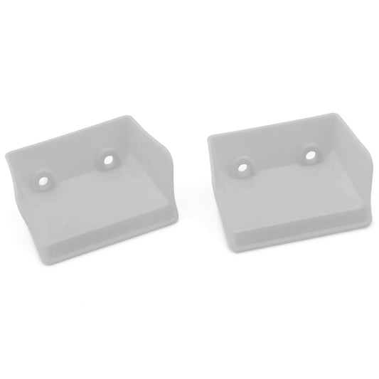 JConcepts Aero Injected Front Wing, White - 2pc (Fits Tekno NB482.2/EB482.2)