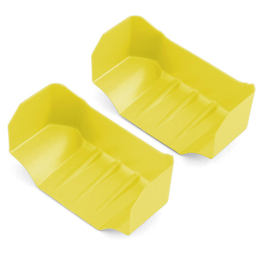 JConcepts Truggy 1/8 Evo Molded Front Wings (Yellow) (2)