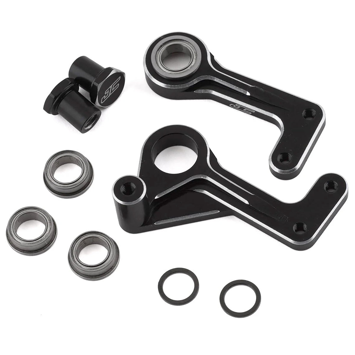 JConcepts RC10T Aluminum Steering Bellcranks (Black)
