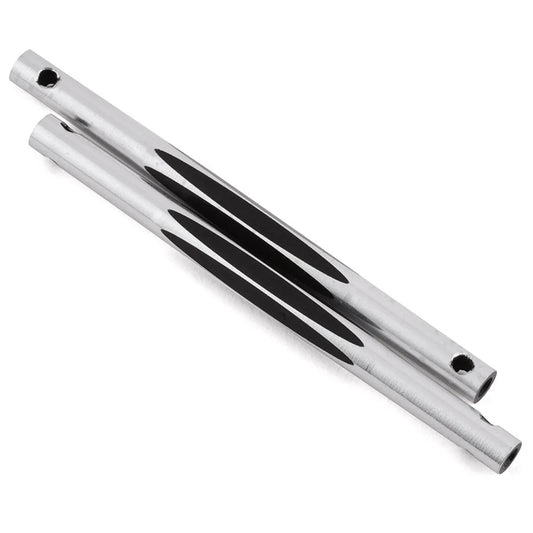 JConcepts RC10T/T2/GT Aluminum Diamond Nose Brace Tubes (Black) (2)