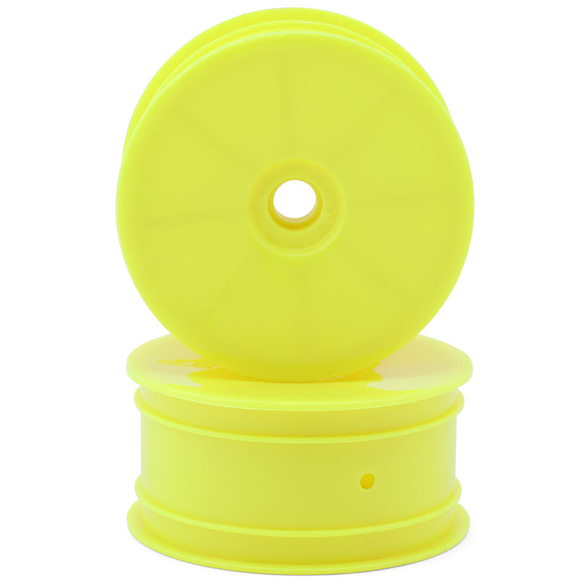JConcepts Mono - RC10T Narrow Front Wheel (Yellow), 2pcs, Fits JC #3000-01