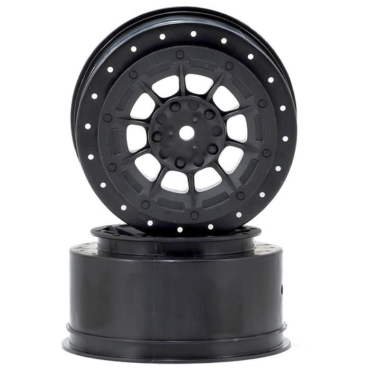 JConcepts 12mm Hex Hazard Short Course Wheels (Black) (2) (TEN-SCTE)