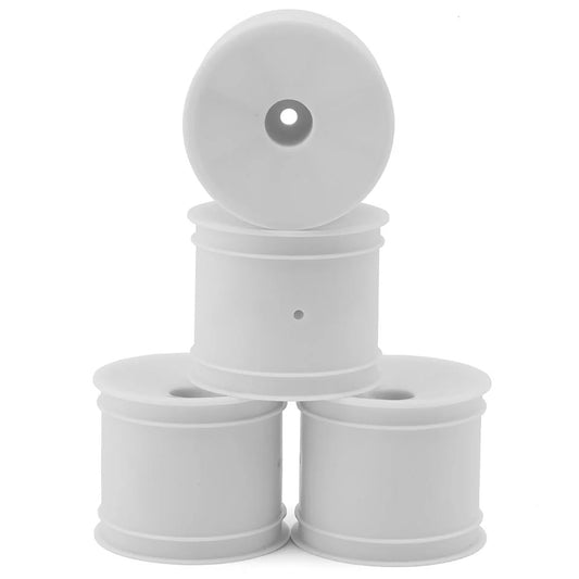 JConcepts 12mm Hex Mono 1/10 Stadium Truck Wheel (4) (T4.1) (White)