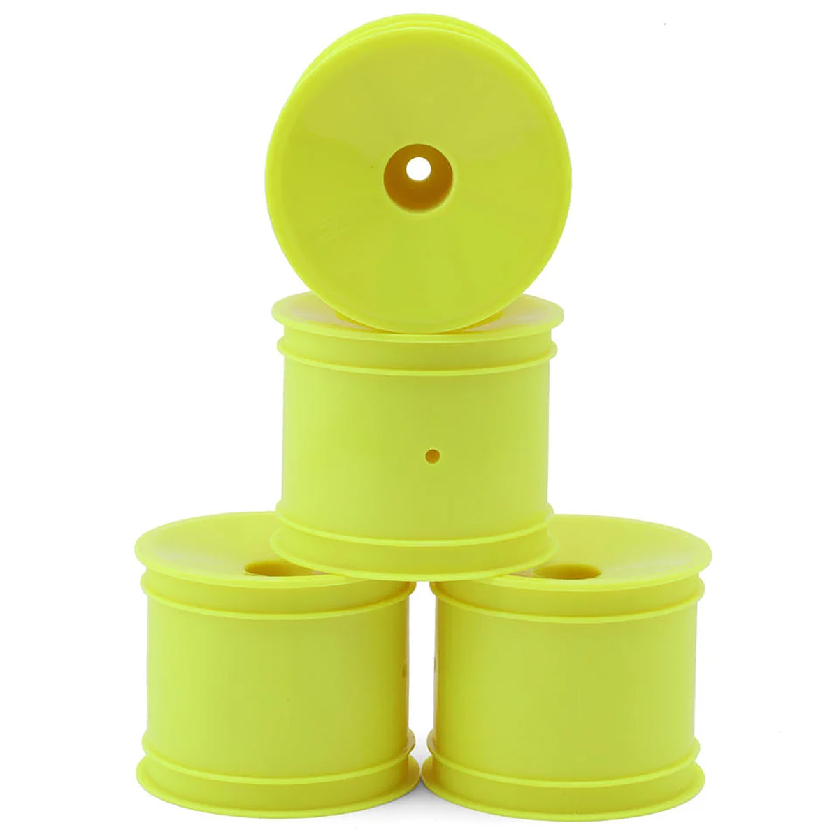 JConcepts 12mm Hex Mono 1/10 Stadium Truck Wheel (4) (T4.1) (Yellow)