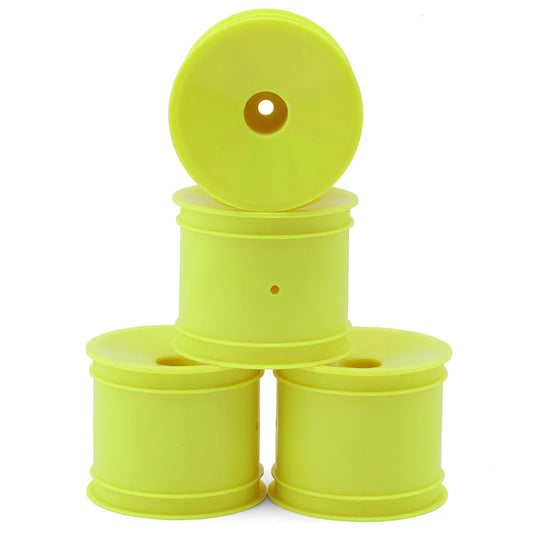 JConcepts 12mm Hex Mono 1/10 Stadium Truck Wheel (4) (T4.1) (Yellow)