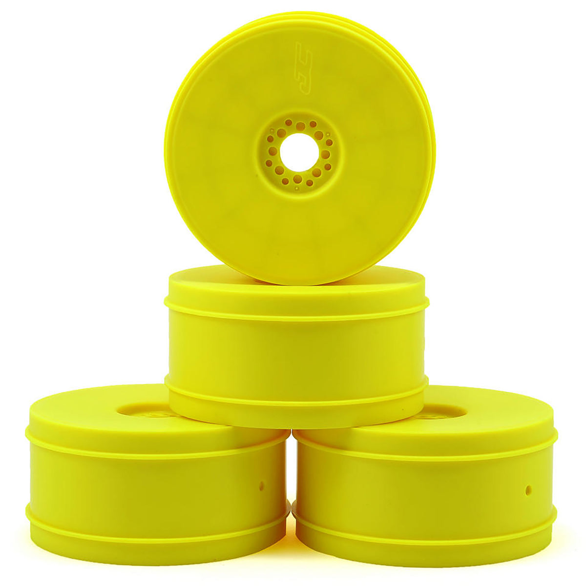 JConcepts 83mm Bullet 1/8th Buggy Wheel (4) (Yellow)