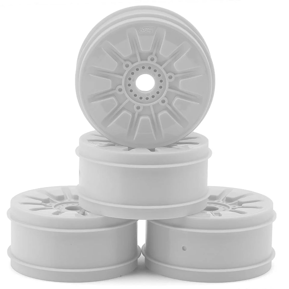JConcepts Pioneer 83mm 1/8th Buggy Wheels (White) (4)