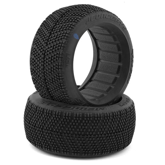 JConcepts Falcon 1/8th Buggy Tires (2) Blue (Soft) Compound