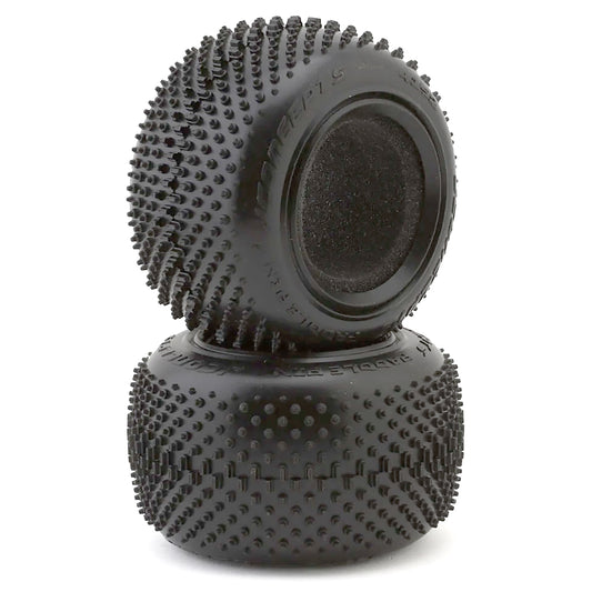 JConcepts Paddle Pin 2.2" 1/10 Stadium Truck Tires (2) (Green)