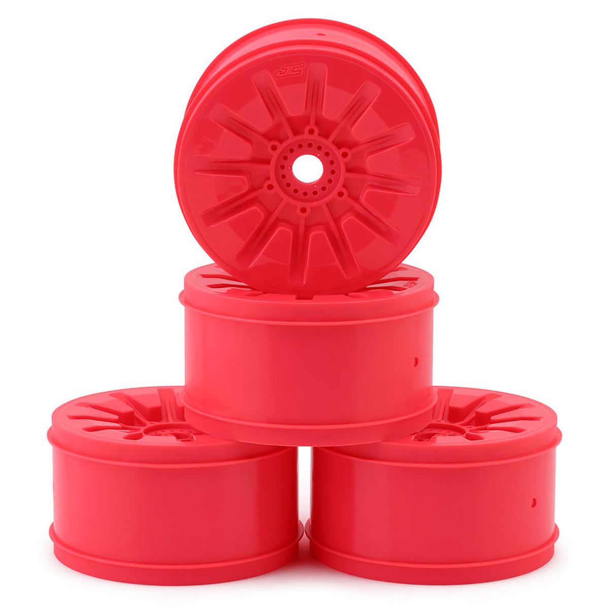 JConcepts RM2 Pioneer 4.0" Standard Offset 1/8 Truck Wheels (RM2 Pink) (4)