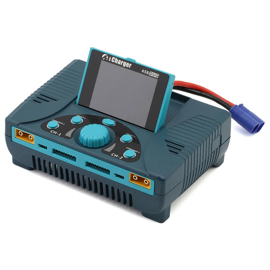 Junsi iCharger 458DUO Lilo/LiPo/Life/NiMH/NiCD DC Battery Charger (8S/70A/2200W)