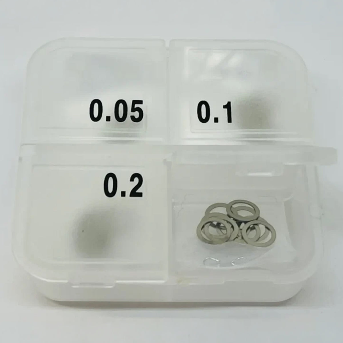 Klinik RC Ultimate Clutch Shim Set 0.05, 0.1, 0.2, 0.3mm 10pc each (40pcs)