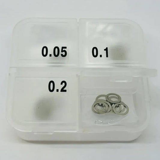 Klinik RC Ultimate Clutch Shim Set 0.05, 0.1, 0.2, 0.3mm 10pc each (40pcs)