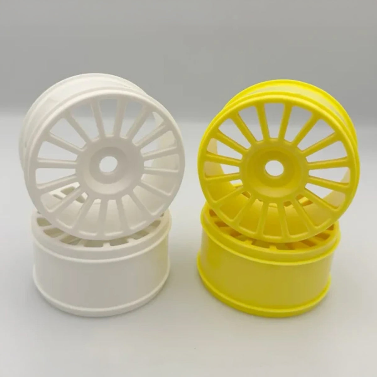 Klinik RC Multi-Spoke 1/8 Truggy Wheels 4pcs Yellow