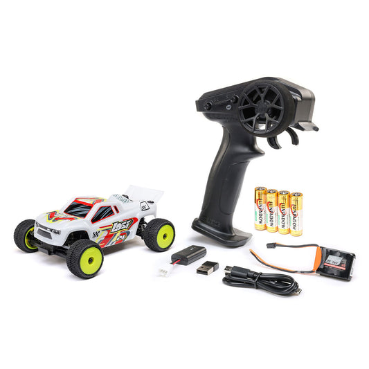 Losi Micro-T 1/28 RTR 2WD Stadium Truck (White) w/2.4GHz Radio, Battery, Charger