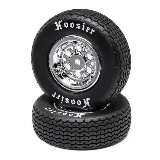 Losi Front Tire Set: Mounted, Soft 22S Sprint
