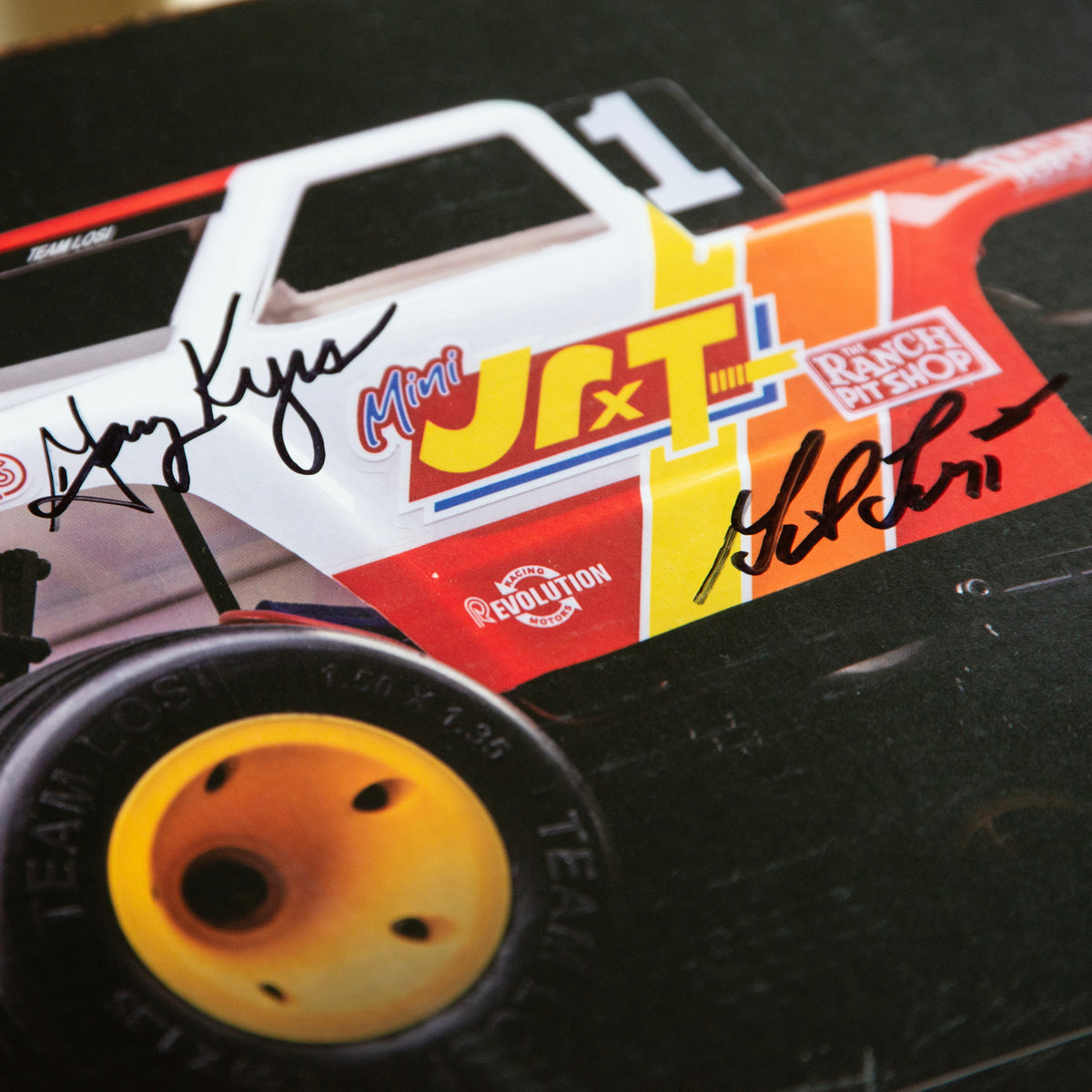 Losi #58/5000 Mini JRXT 1/16 Brushed 2WD Limited Edition RTR Racing Monster Truck w/2.4GHz Radio, Battery & Charger Signed by Gil Losi Jr and Gary Keyes