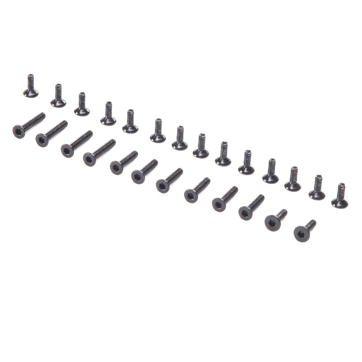 Losi Screw Set, Flat Head: Mini-T 2.0