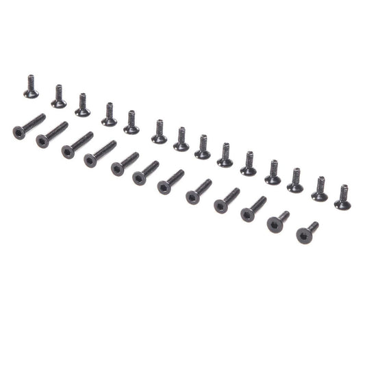 Losi Screw Set, Flat Head: Mini-T 2.0