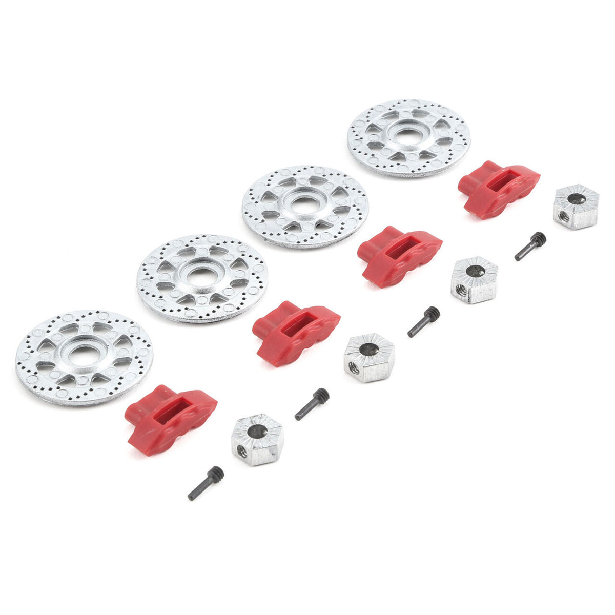Losi Hex, Rotor, Caliper & Pin Set (4): Baja Rey