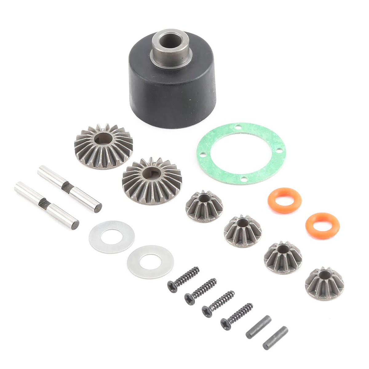 Losi HD Diff Housing and Internals: HR, RR, BR
