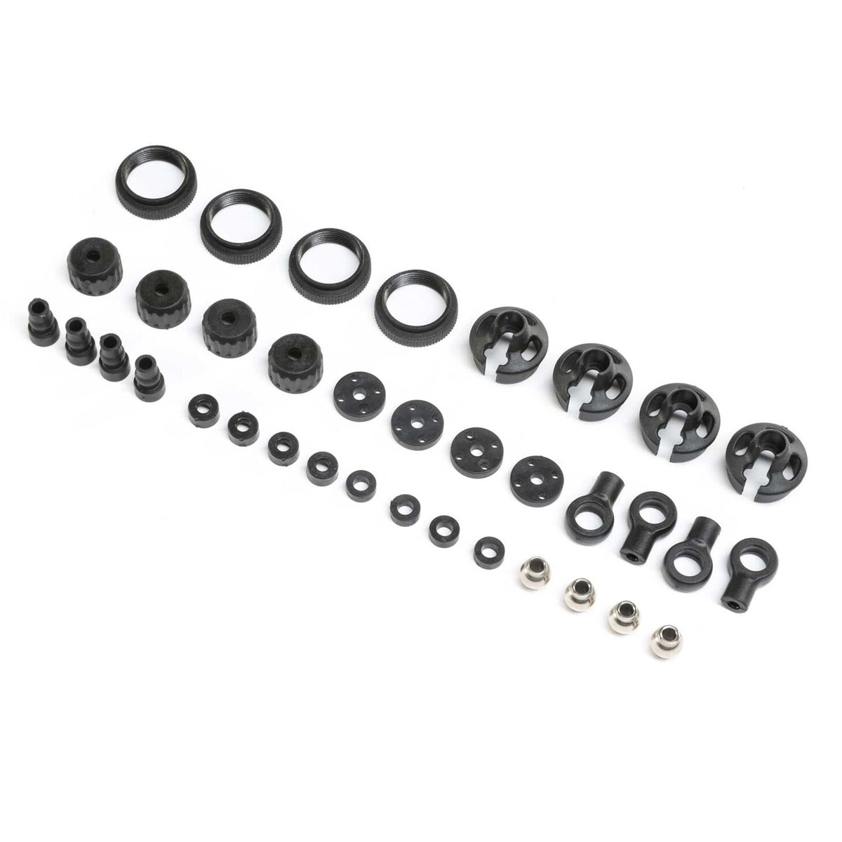 Losi Shock Plastics & Balls (4): LMT