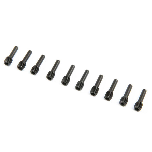 Losi Driveshaft Screw Pin, M5x16mm, Steel (10): SBR/SRR