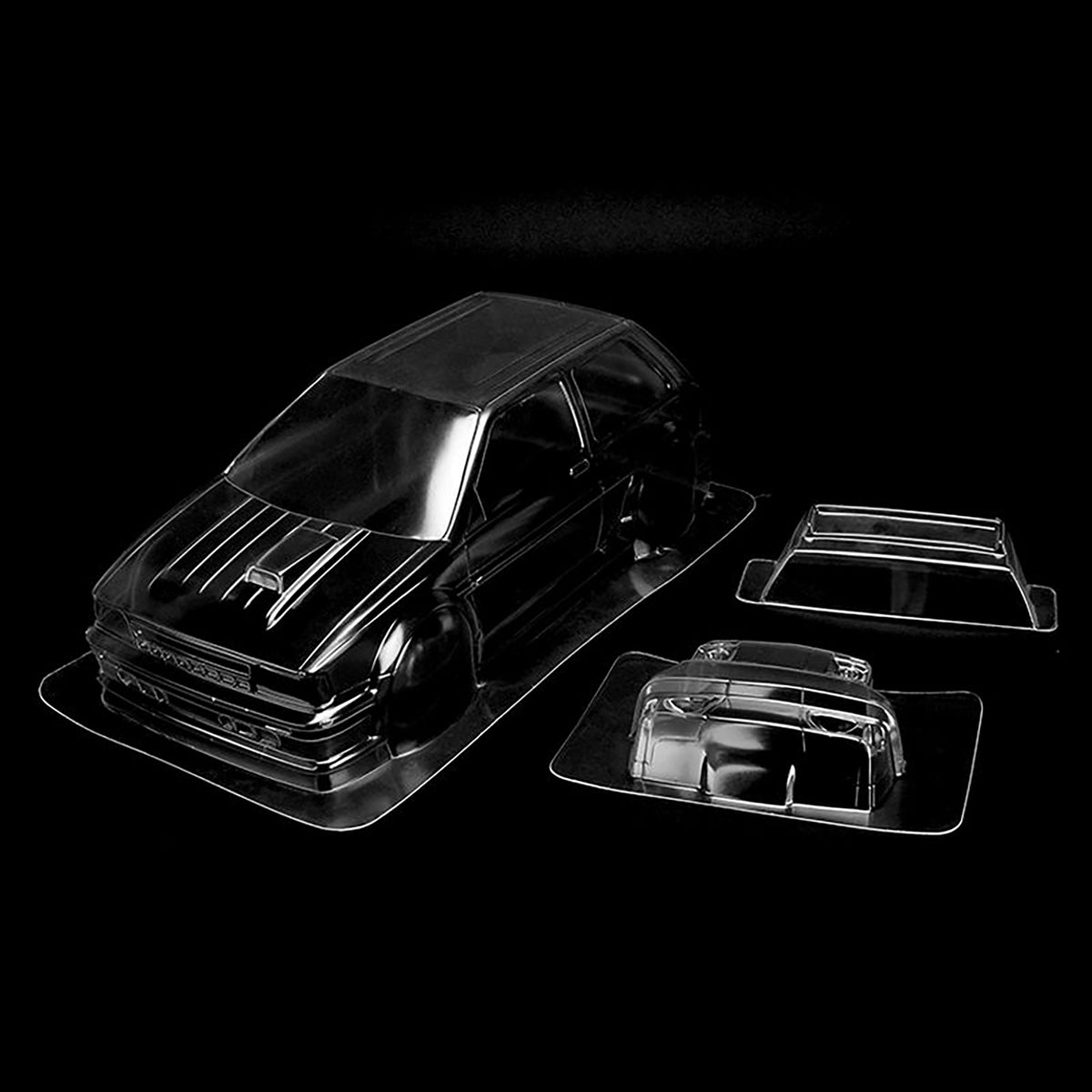 Louise R/C Starlet Clear Body (225mm), for M-Chassis