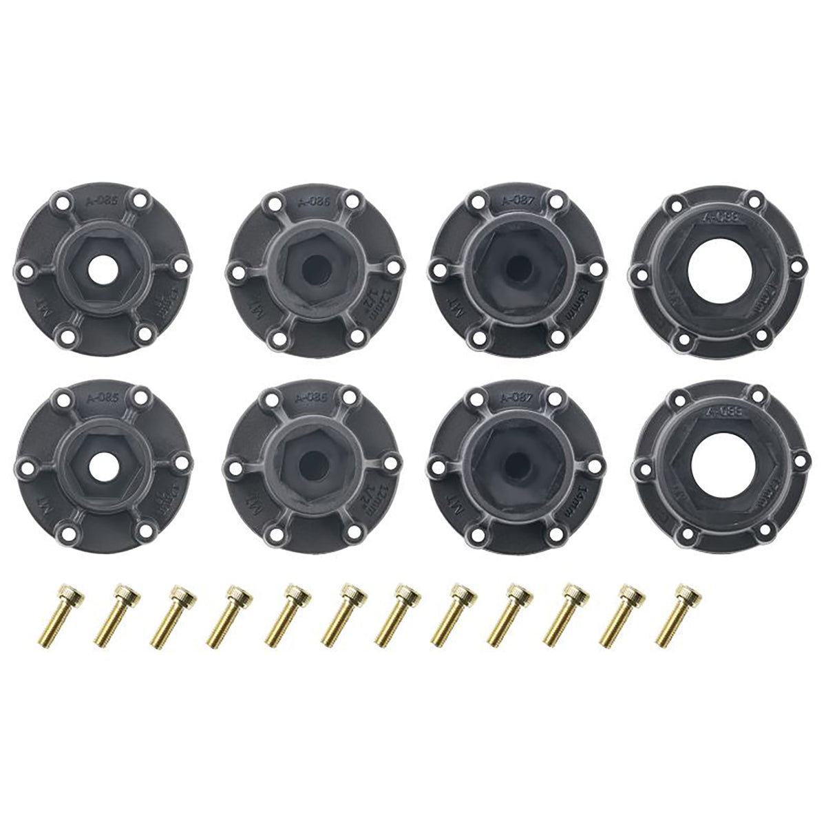 Louise R/C MFT MT-Uphill Soft 1/10 Monster Truck Tires, 12, 14, 17mm Removable Hex - 1 Pair