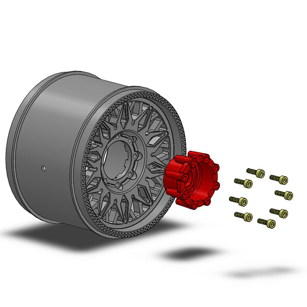 Louise R/C MFT MT-Uphill Soft 1/10 Monster Truck Tires, 12, 14, 17mm Removable Hex - 1 Pair
