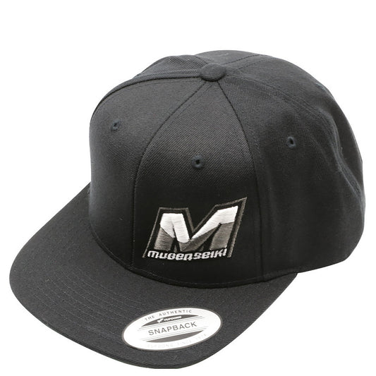 Mugen Seiki Mugen "M" Logo Hat (Snapback): Black
