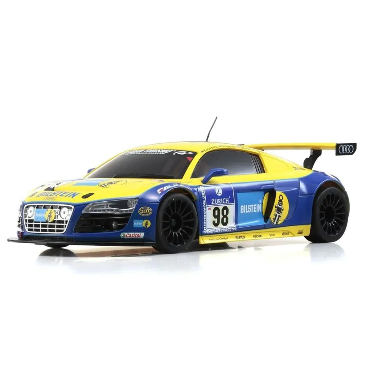 Kyosho Auto Scale Mini-Z MR-03W-MM Audi R8 LMS Phoenix Racing NBR 2010 #98