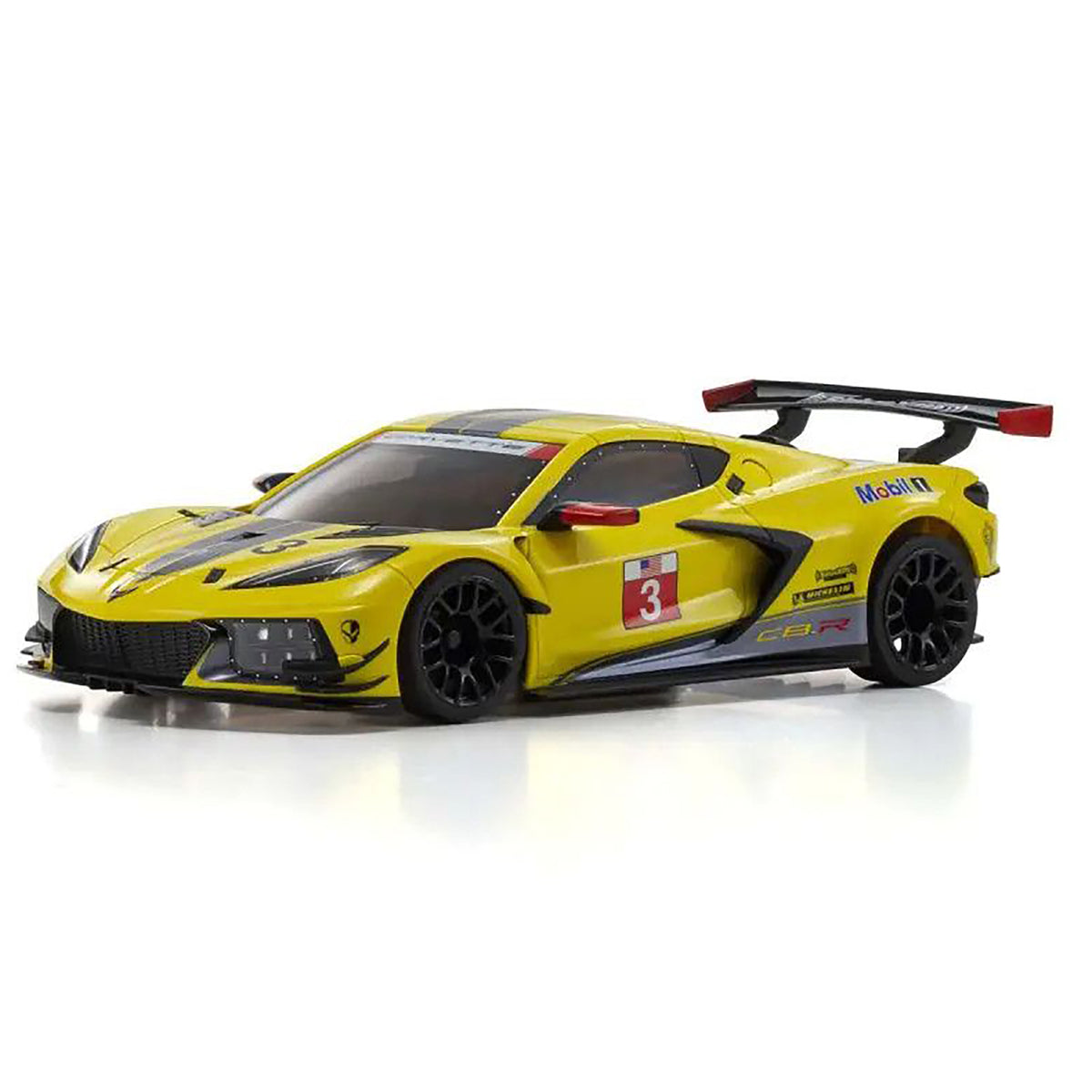 Kyosho Auto Scale Mini-Z MR-03W-MM Chevrolet Corvette C8.R Corvette Racing Yellow