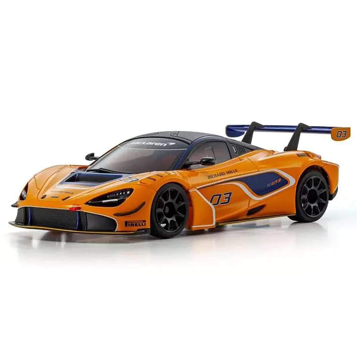 Kyosho Mini-Z MR-04W-MM Auto Scale McLaren 720S GT3 #03 Pre-Painted Body (Orange)