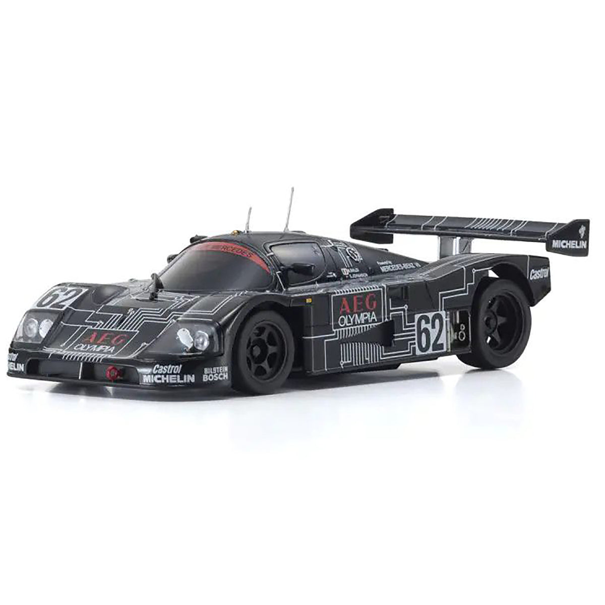 Kyosho Autoscale Mini-Z RWD Sauber Mercedes Gruppe-C-Rennsportwagen C 9 Nr. 62 LM 1988