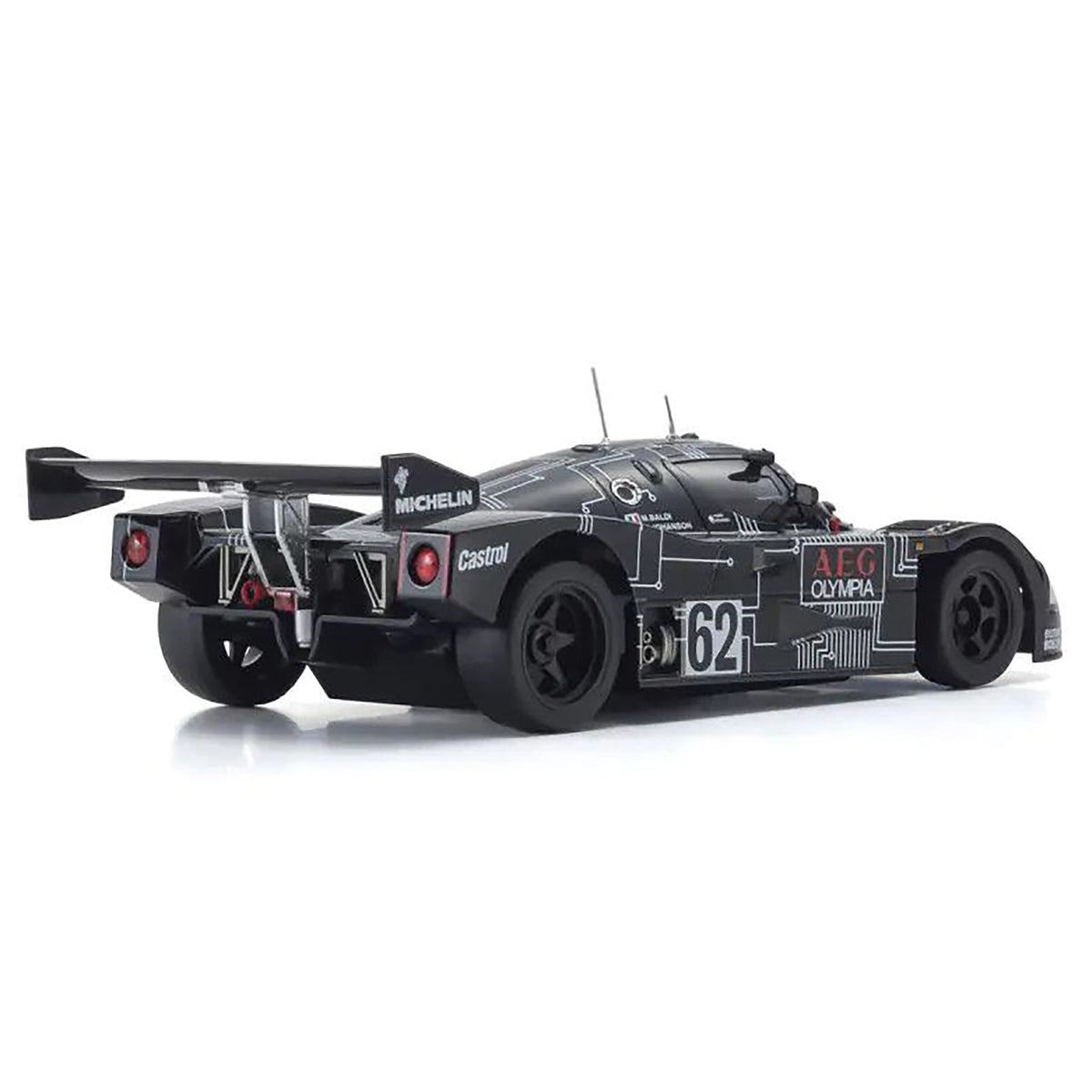 Kyosho Autoscale Mini-Z RWD Sauber Mercedes Gruppe-C-Rennsportwagen C 9 Nr. 62 LM 1988