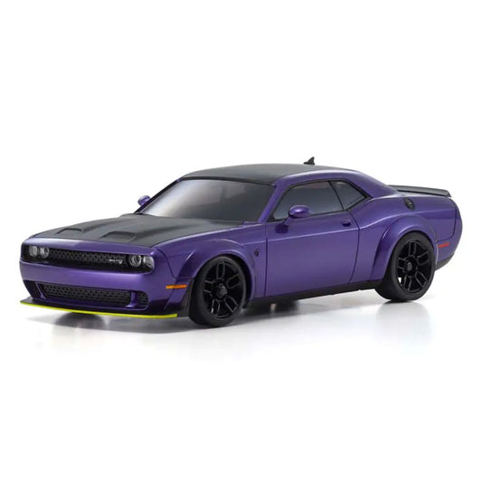 Kyosho Auto Scale Mini-Z MA020W Dodge Challenger SRT Hellcat Redeye (Plum Crazy)